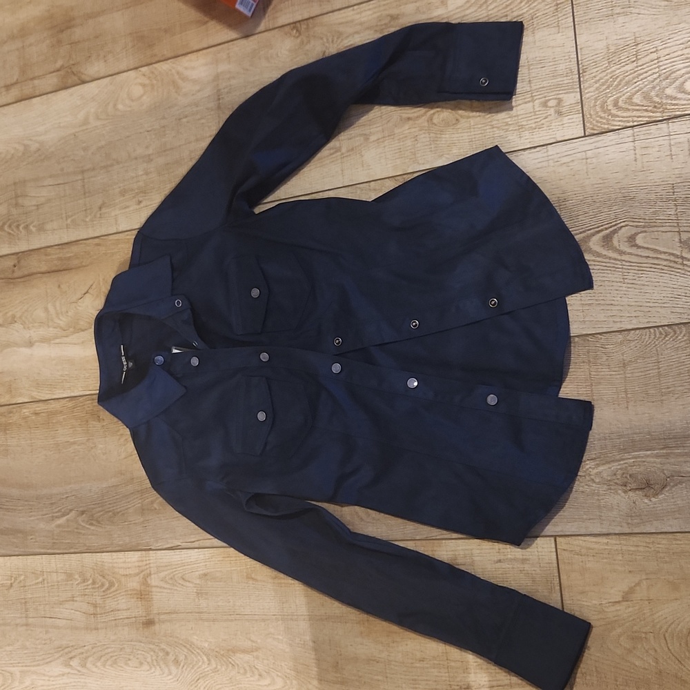 Guess daisy suede button down shirt